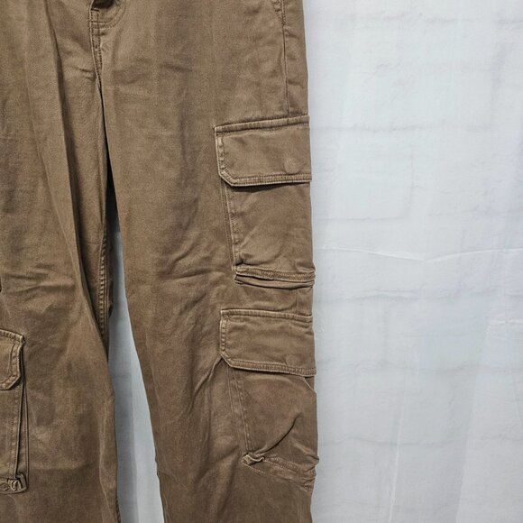 Arizona Brown Cargo Pants Boho Gorpcore Y2K Granola Crunchy 7 - Picture 7 of 14